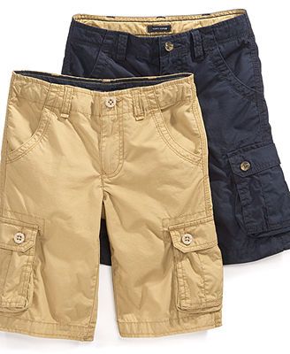 Plain Cotton Boys Cargo Shorts, Technics : Machine Made