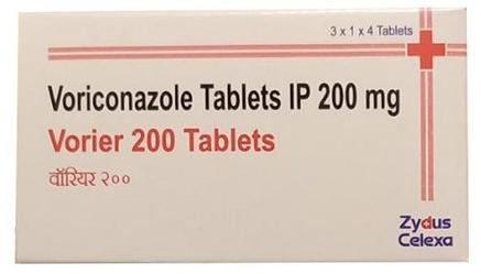 Vorier Voriconazole Tablet, Packaging Type : Box