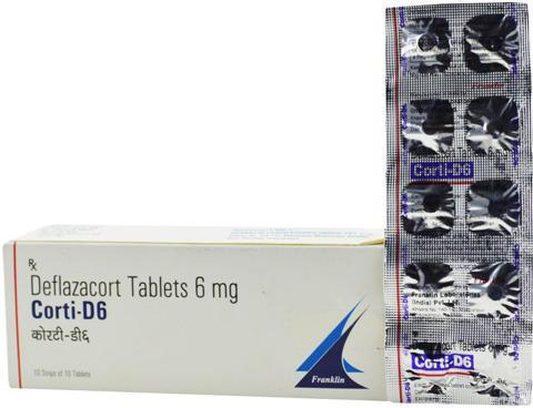 Corti-D6 Deflazacort 6 Mg Tablet