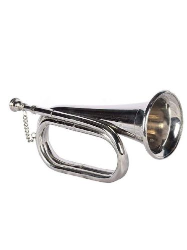 ARB Professional Chrome Bugle For (Military/Scouts/Students/Home Decor)