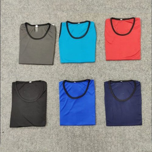 Dri Fit Fabric Lycra Cutsleeves Mens Sando