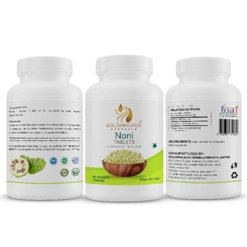 NONI FRUIT 1000mg 60 TABLETS, Style : Dried