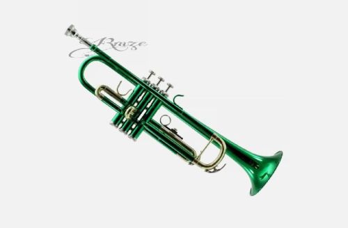 Rmze Professional Magic Green Gold BB Trumpet