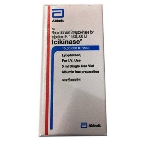 Icikinase Recombinant Streptokinase Injection IP, Packaging Size : 5ml