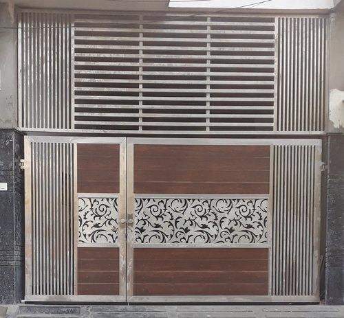 Swing Stainless Steel Gate, For Residential