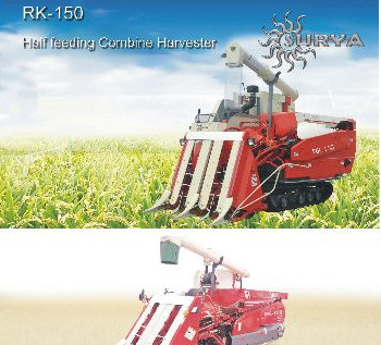 HEAD FEED COMBINE HARVESTER SURYA, For Agriculture Use, Certification : CE Certified