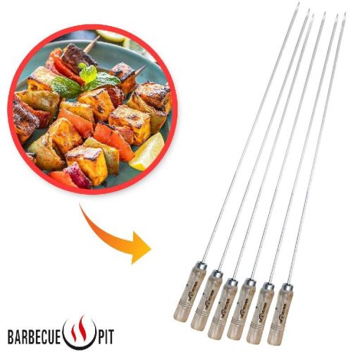 Wooden Barbecue Skewer SQUARE, For Home, Hotel, Length : 18-24 Inches