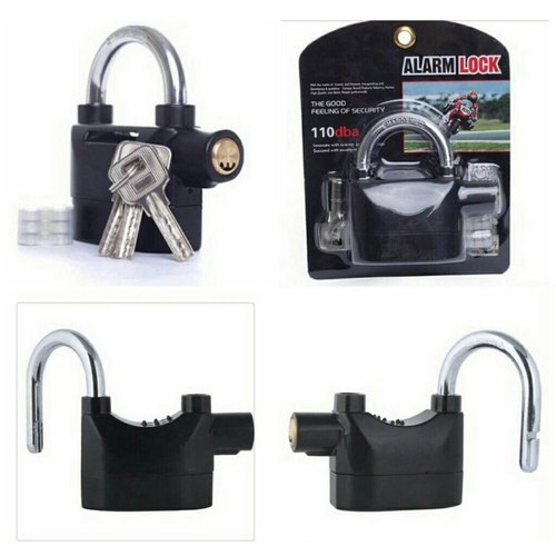 Alarm Lock, Color : Black