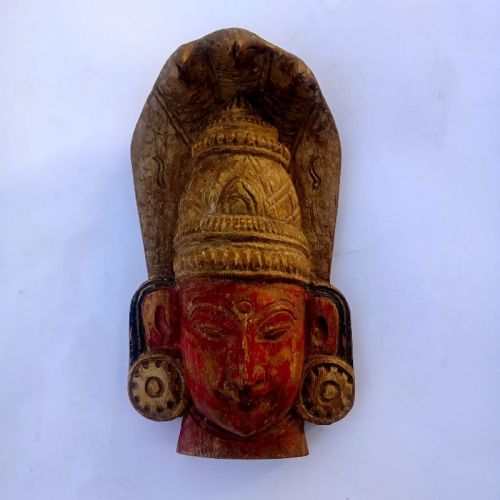 Heritage India Wooden Foce Mask Wall Hanging FMW-004