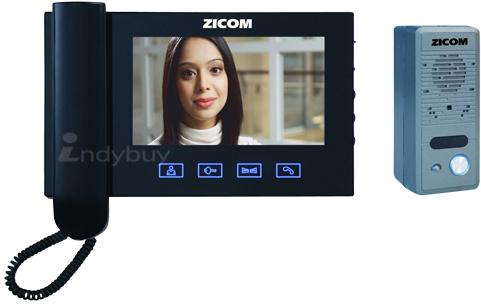 Zicom Video Door Phone, Feature : Handset With Touch Pad, Ultra Thin, Two Way Communication, Night Vision Camera.