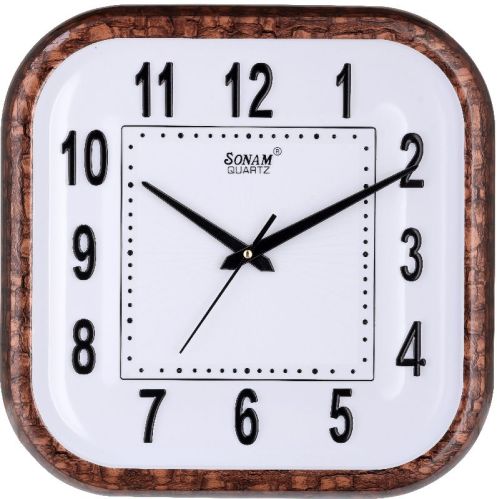 Plastic 2447 DX Wall Clocks, For Home, Office, Decoration