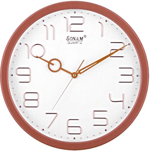Plastic 2457 Quartz Wall Clock, For Home, Office, Decoration