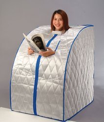 Fiber Portable Steam Bath, Color : White