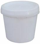 Hard 500gm Plastic Grease Container, Color : White