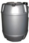 Plain Plastic 50L Lube Oil Drum, Shape : Round