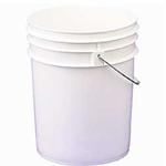 Round Plastic Pails Containers, Color : Blue, White Etc
