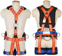 Fall Protection Equipments, Color : Orange Black