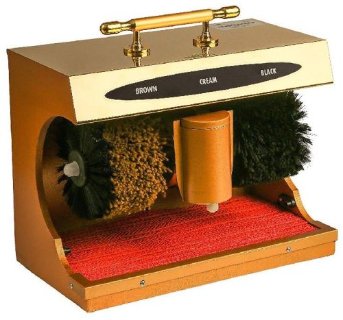 Gold Color Shoe Shiner Machine, Power : 45w