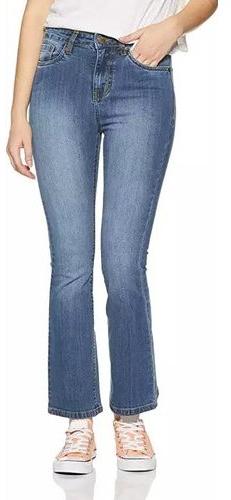 Plain Ladies Bootcut Jeans, Occasion : Casual Wear