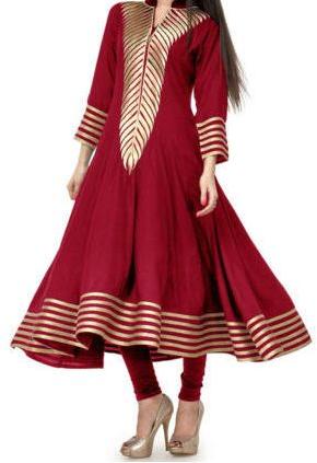 Silk Ladies Party Wear Kurtis, Size : M, XL, XXL