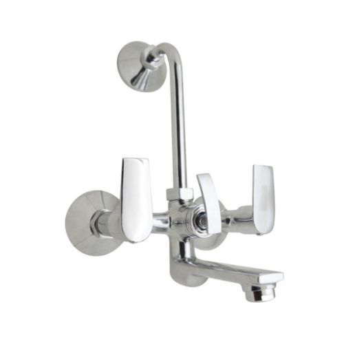 Wall Mixture With Overhead Shower, For Bathrooms, Kitchen, Style : Double Handle