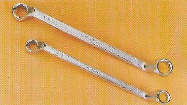 Stainless Steel Polished Bi-Hexagonal Ring Spanner, For Fittings, Length : 15-30mm