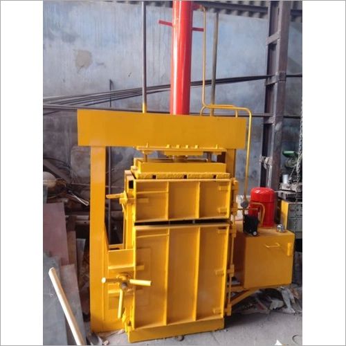 Semi Automatic Scrap Baling Press Machine, Power Source : Electric