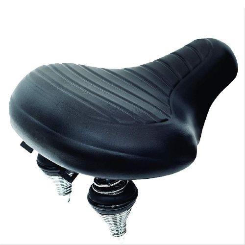 Sober Rexine Bicycle Seat, Color : Black