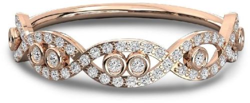 Polished Gold Diamond Ring For Girl's, Feature : Durable, Fine Finishing, Good Quality, Light Weight