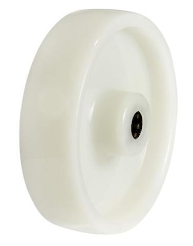 Polished Nylon Trolley Wheel, Color : White