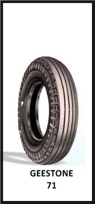 Geestone Rubber Agricultural Tractor Trailer Tyres, Color : Black