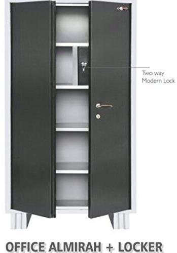 Mild Steel Office Almirah, Color : Brown