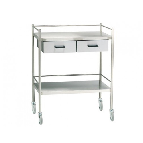 Manual Iron Hospital Trolley Instrument Tray, Style : Modern