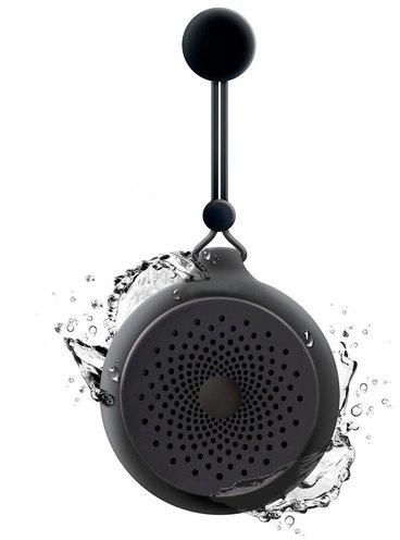 Round Splash Speaker, Color : Black