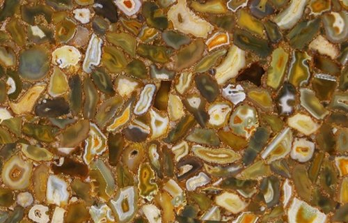 Stoneinlay Polished Brown Agate Stone Slab, For Construction, Size : Standard