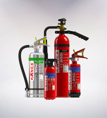 Kanex Steel Fire Extinguishers, Color : Red