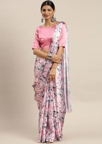 Unstitched Printed Sarees, Occasion : Casual Wear