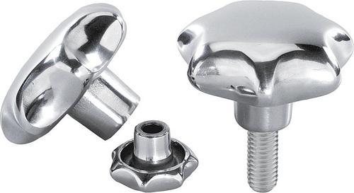 Stainless Steel Lobe Knob