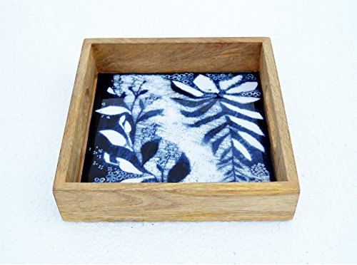 HSP Rectangular Natural Finish Wooden Tray,wooden Tray