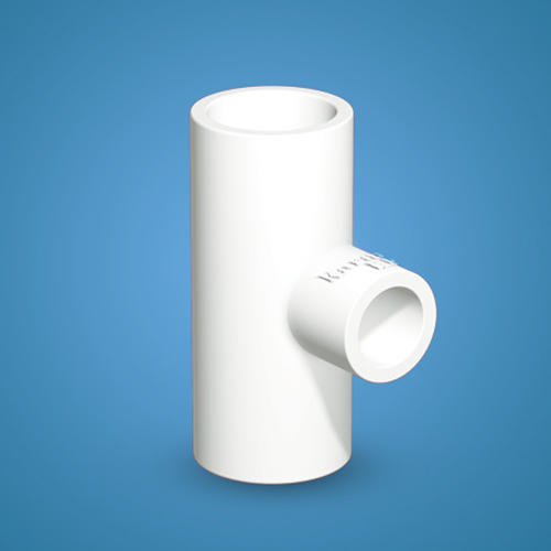 Karan UPVC Reducing Tee, Size : 3/4-3 Inch