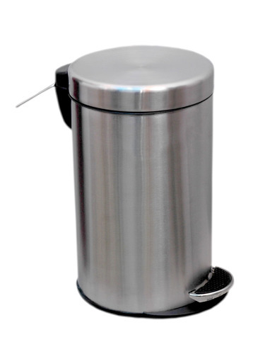 SS Pedal Bins, Color : Silver