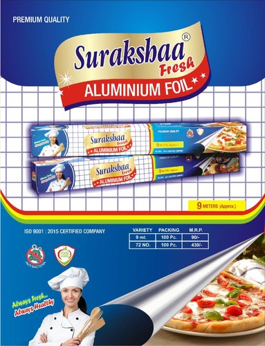 Surakshaa Aluminium Foil, For Food Packaging