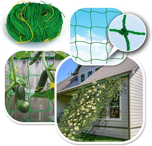 NYLON Plant Support Trellis Net, Color : BLACK