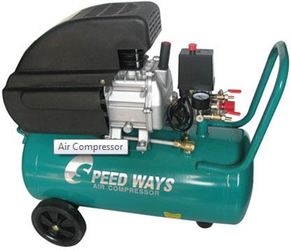 Air compressor, Power Source : AC Single Phase