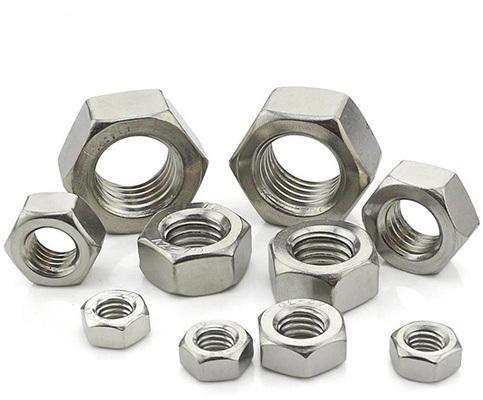 Zinc Plated Stainless Steel Hex Nut, For Fastener, Size : Multisizes