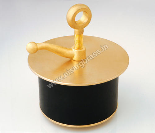 Rubber Brass Scupper Plug