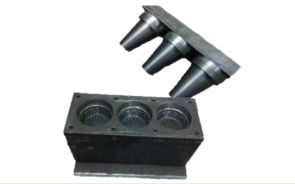 Three Cavity Clay Kulhad Die, Feature : Rugged Construction, Seamless Finish