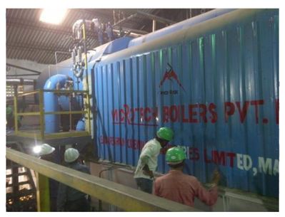 500-1000 Kg/HR Fluidized Bed Combustion Boiler, Voltage : 420 V