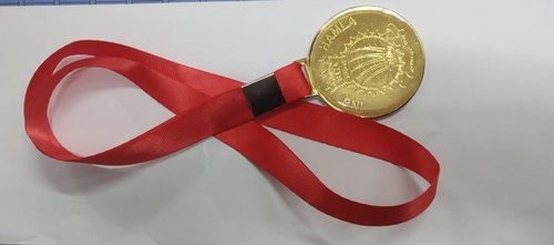 Plain Medal Ribbon, Color : Red