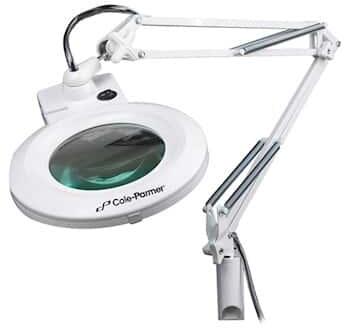 Magnifier Lamp, Color : White